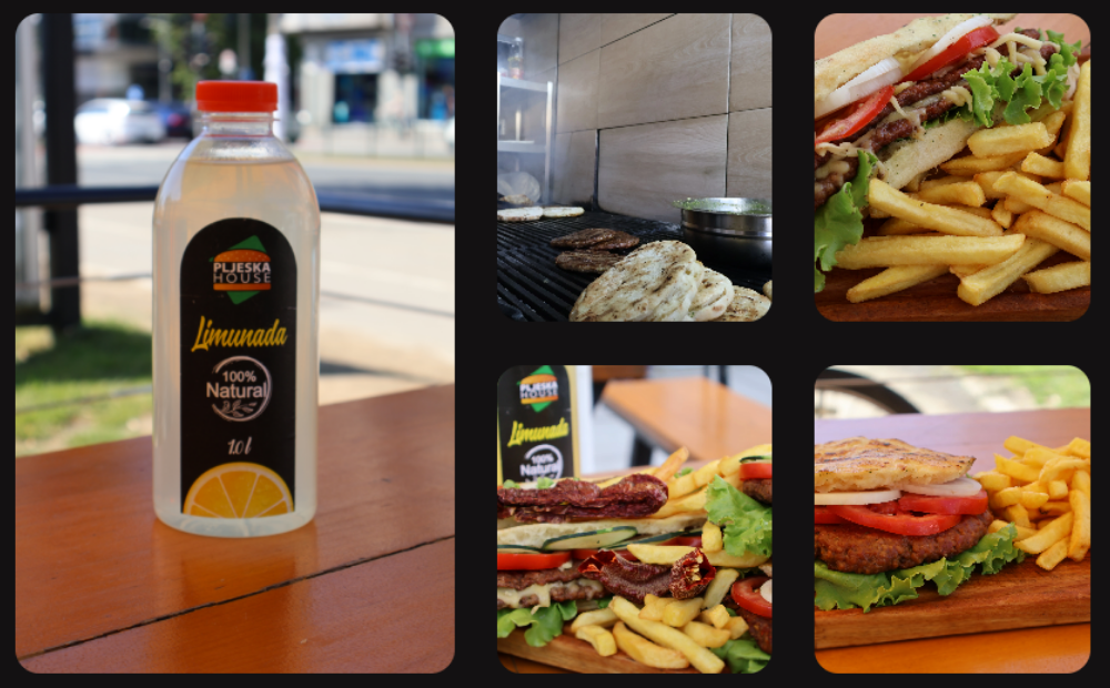 Pljeska house Novi Sad fast food galerija